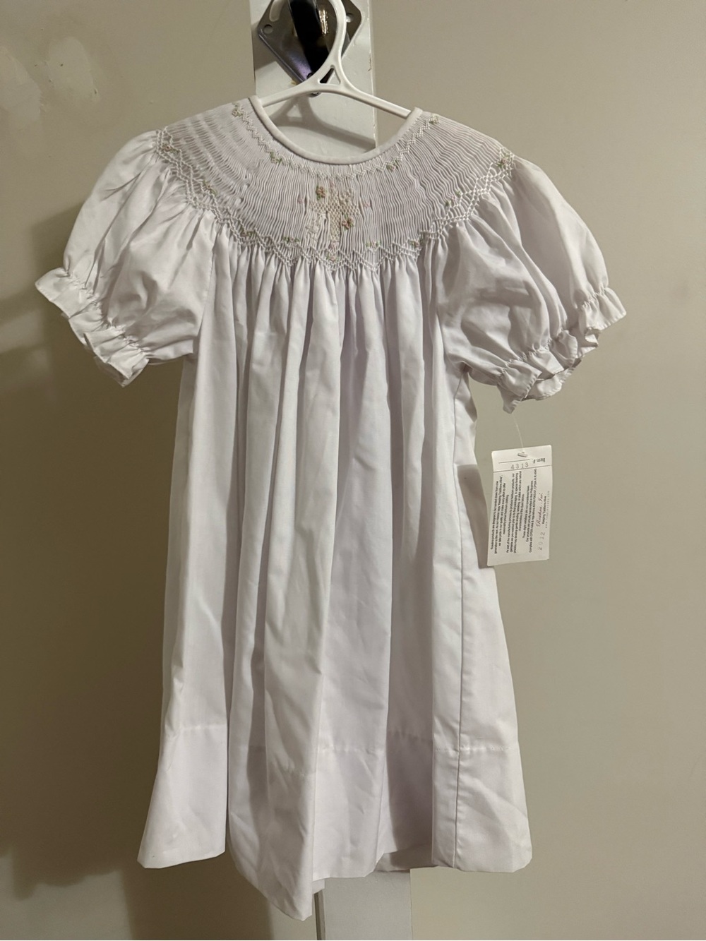 NWT Rosalina Collection Smocked Bishop Dress